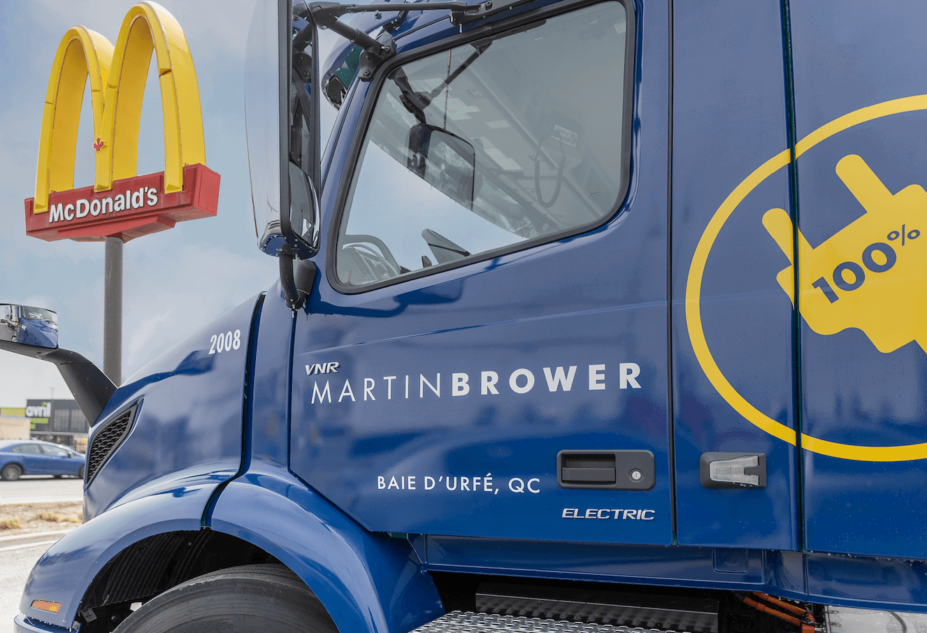 Martin Brower & McDonald's Pilot First Electric Truck